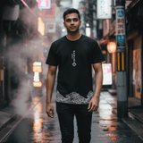 Noir Stage Tee Black Loose Fit