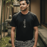 Noir Stage Tee Black Loose Fit