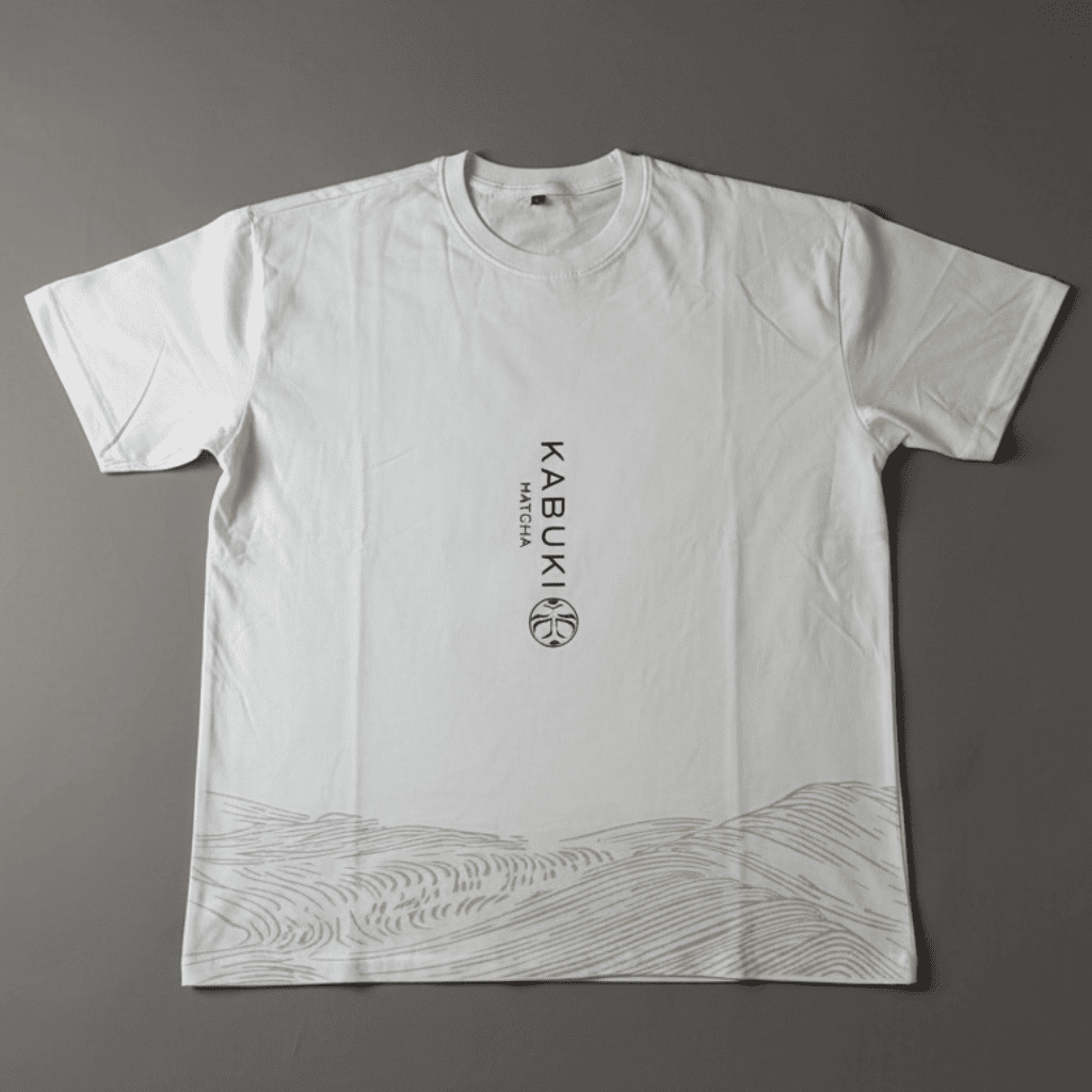 Zen Stage Tee White Loose Fit