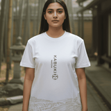 Zen Stage Tee White Loose Fit